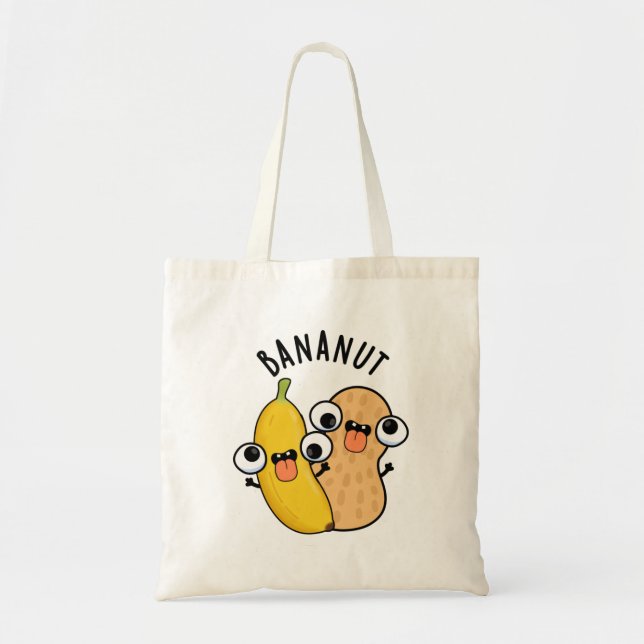Bananut Funny Fruit Banana Pun  Tote Bag (Front)