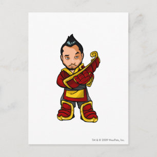 Bancha Ninja Shenkuu Staff Player Postcard