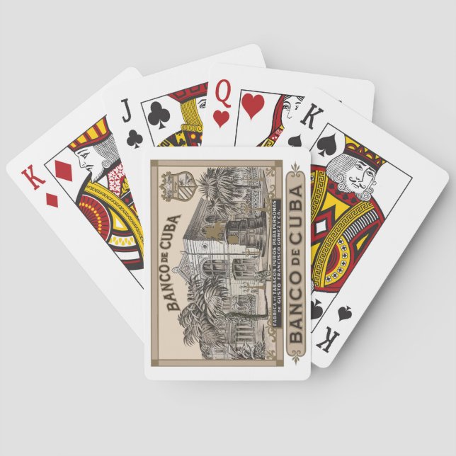 BANCO DE CUBA PLAYING CARDS (Back)