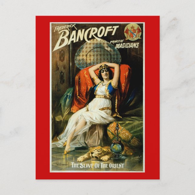 Bancroft ~ Slave of the Orient Postcard (Front)