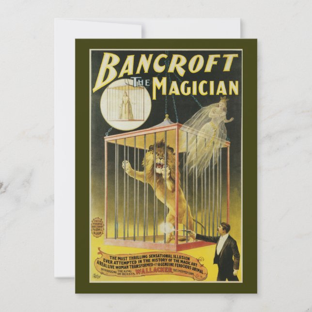 Bancroft the Magician c 1897 (Front)