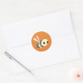 Band aid Bee Classic Round Sticker (Envelope)