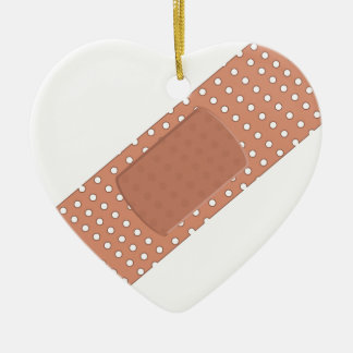 Band Aid Ceramic Ornament