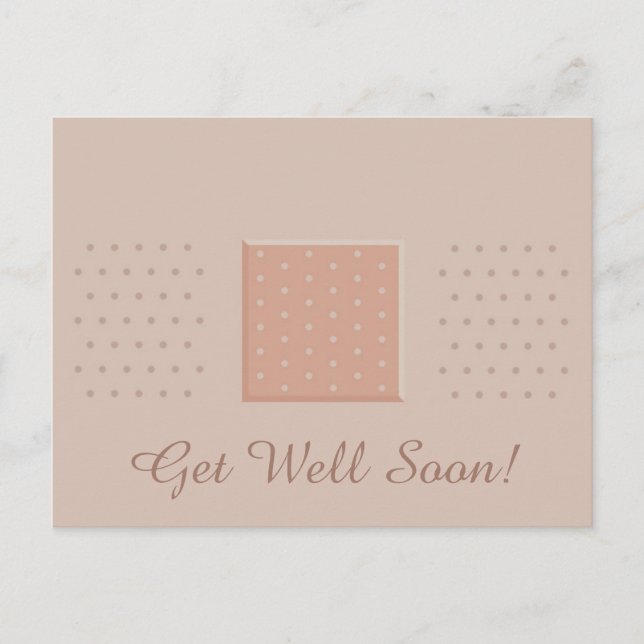 Band-Aid Get Well Soon - Postcard (Front)