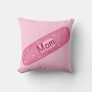   Band-aid mom  soft pink Cojín  Cushion