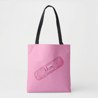 band-aid mom tote bag