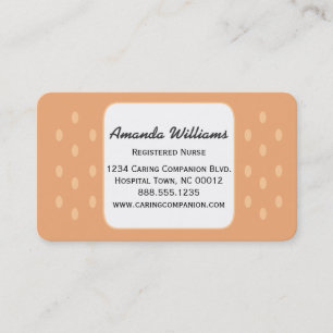 Band-aid Nurse or Caregiver Business Card