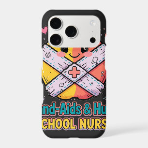 Band-Aids and Hugs School Nurse Phone Case