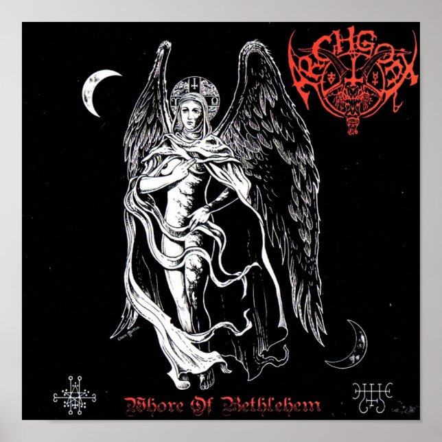 Band Black metal Death heavy thrash Goth Album Poster (Front)