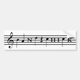 Band Chick Bumper Sticker