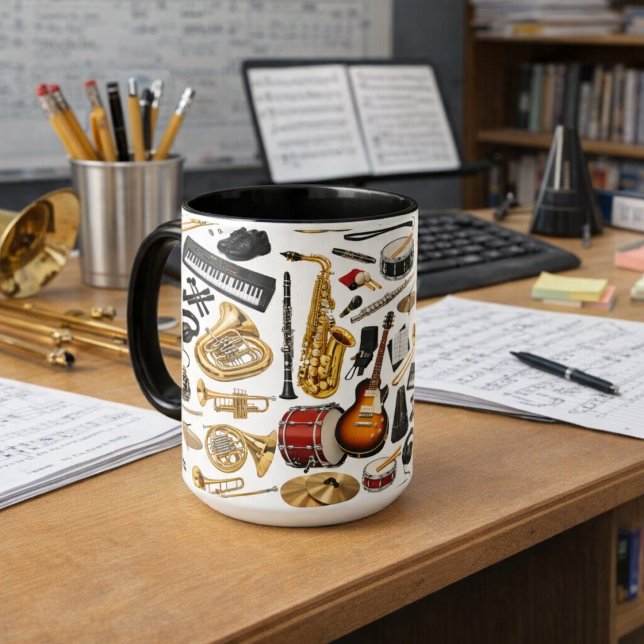 Band Collage Mug (Creator Uploaded)