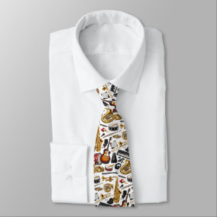 Band Collage Tie