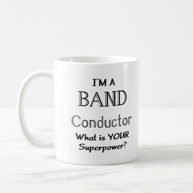 Band conductor coffee mug (Left)
