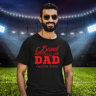 Band Dad Custom Name T-Shirt