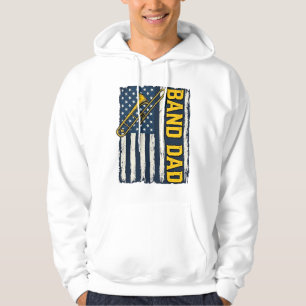 Band Dad Trombone American Flag Vintage Shirt Desi