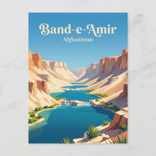 Band-e-Amir National Park Afghanistan Postcard