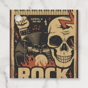  Band fest Favour Tags