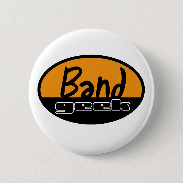 Band Geek 6 Cm Round Badge (Front)