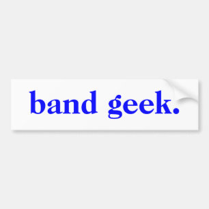 band geek bumper sticker