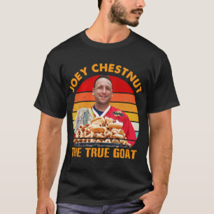 Band Joey Chestnut The True Goat Graphic For Fans T-Shirt