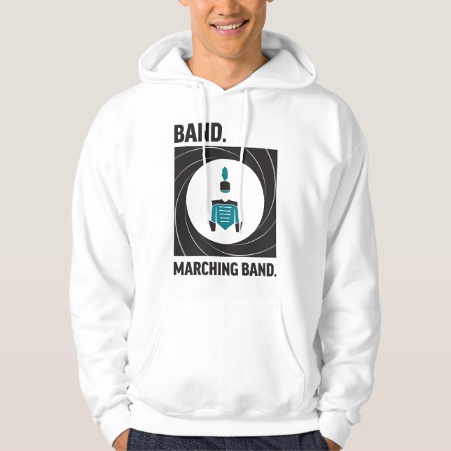 Band - Marching Band (Teal) Hoodie (Front)