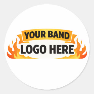 🎵 Band Merch Sticker Custom Band Logo
