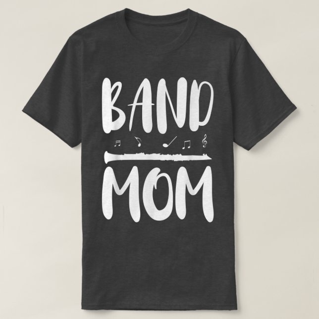 Band Mom Music Group Mutter Clarinet  T-Shirt (Design Front)