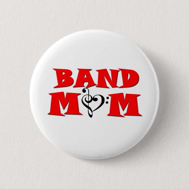 Band Mum gifts 6 Cm Round Badge (Front)