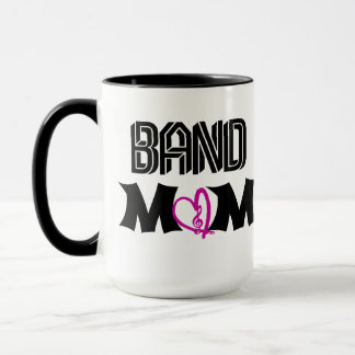 Band Mum with Heart Music Note Mug