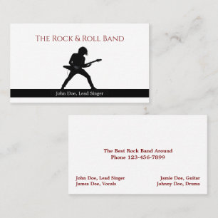 Band Musician Business Card