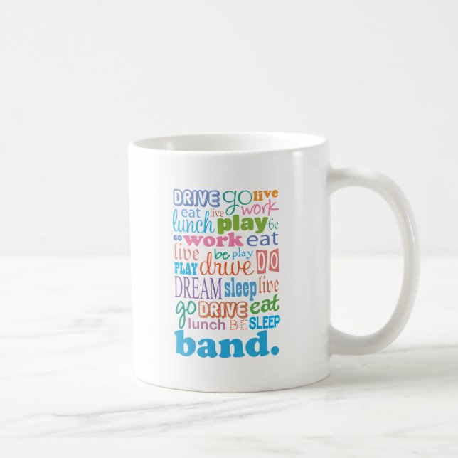 Band Musician Gift Coffee Mug (Right)