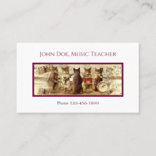 Band Musician Music Teacher Business Card