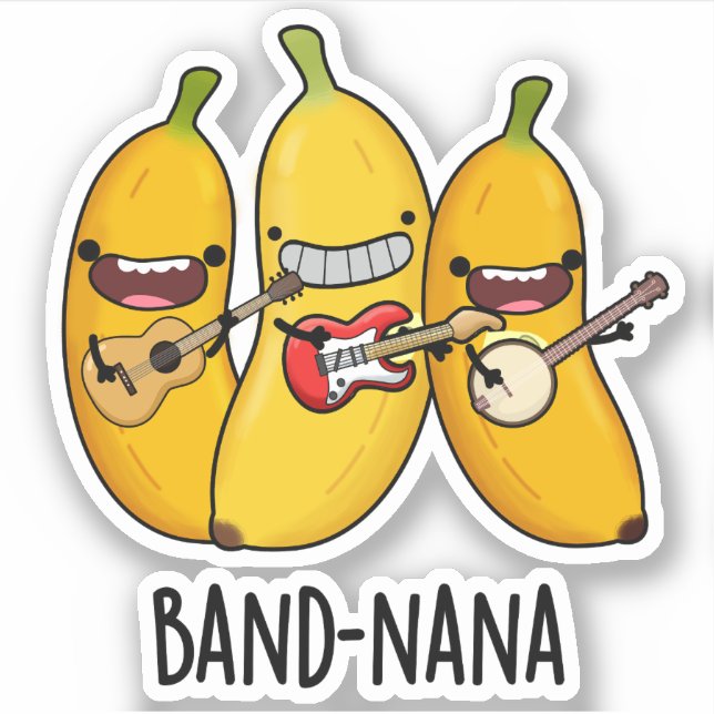 Band-nana Funny Fruit Banana Pun  (Front)