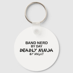 Band Nerd Deadly Ninja by Night Key Ring