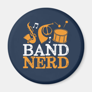 Band Nerd Funny and Cool Marching Band Magnet