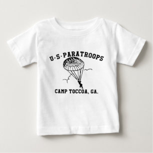 Band of Brothers Currahee US Paratrooper Toccoa Baby T-Shirt