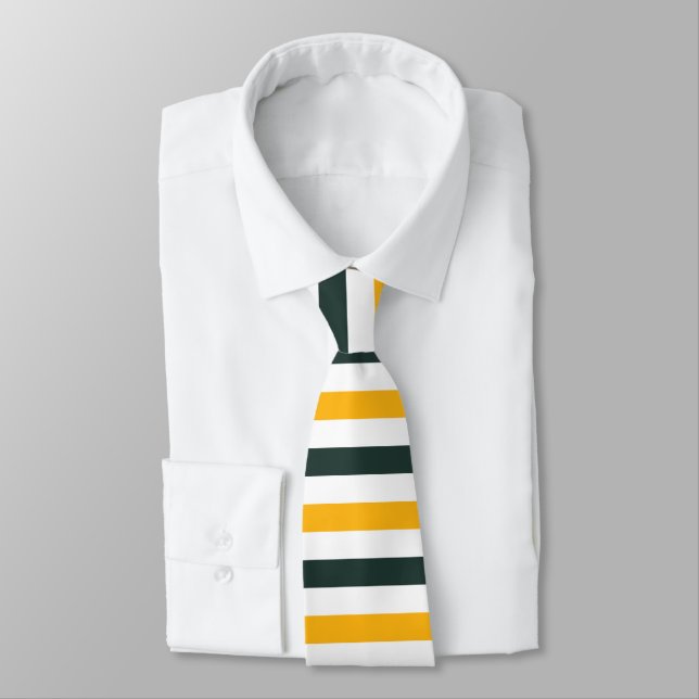 BAND OF COLORS - Gold, Green, and White Tie (Tied)