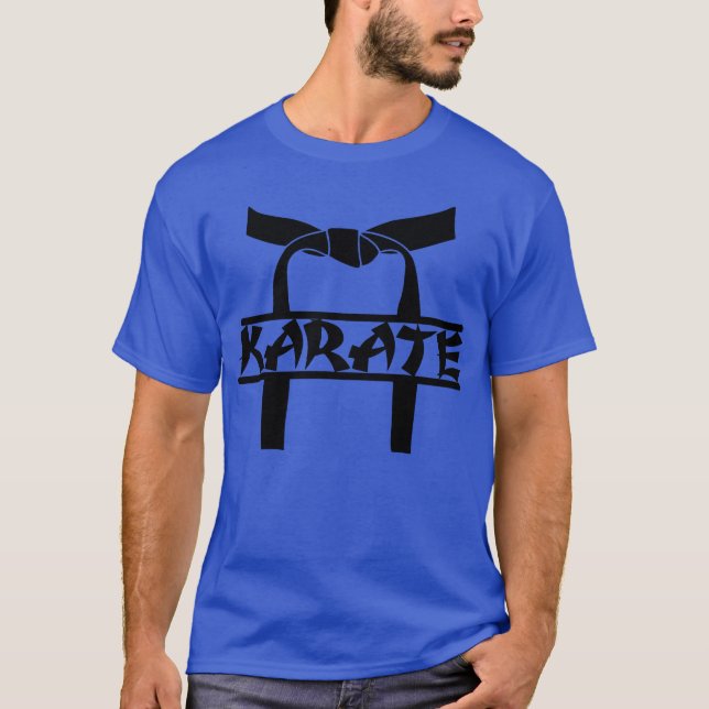 Band or obi in the karate award retro T-Shirt (Front)