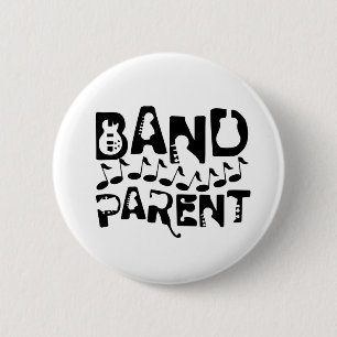 Band Parent Music Notes 6 Cm Round Badge
