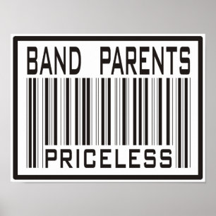 Band Parent Priceless Poster