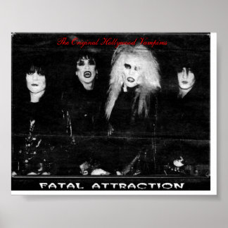 Band print, The Original Hollywood Vampires Poster