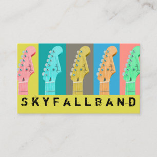 Band, Rock, Singers Performance Entertainment Busi Business Card