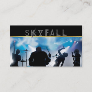 Band, Rock, Singers Performance Entertainment Business Card