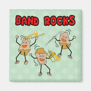 Band Rocks Magnet