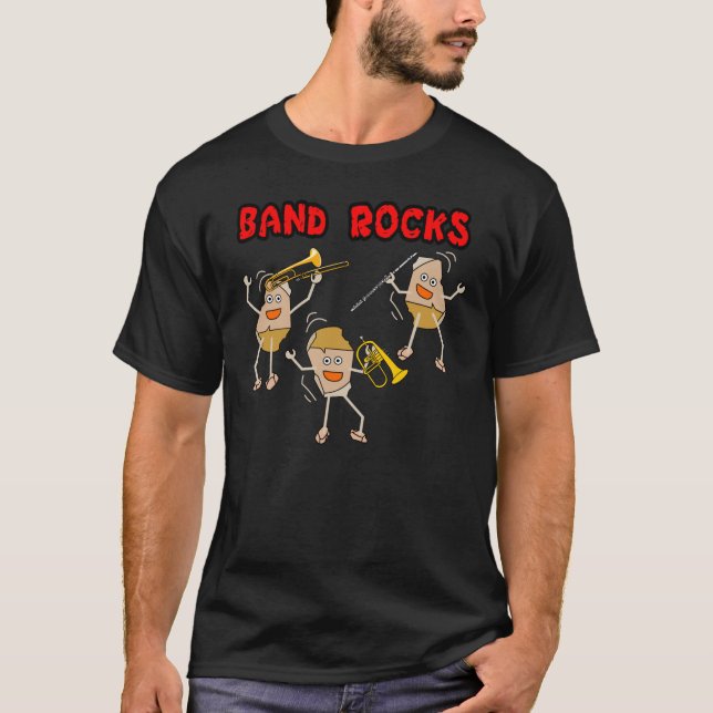 Band Rocks T-Shirt (Front)
