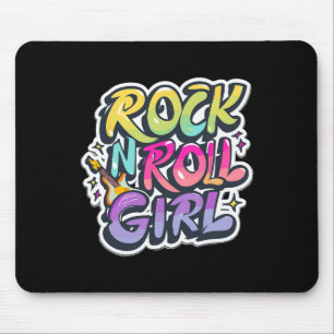 Band Shirts For Kids Rock N Roll Girl Rock And Rol Mouse Pad