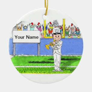 Band, Trumpet - Male Ceramic Tree Decoration