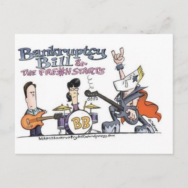 band_WITHLOGO_web Postcard (Front)