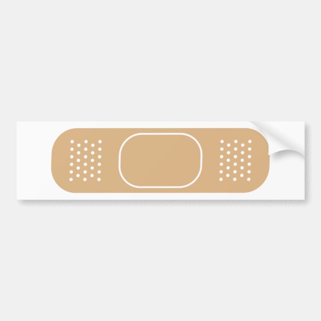Bandage Bumper Sticker (Front)