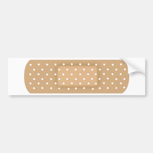 Bandage Bumper Sticker (Front)